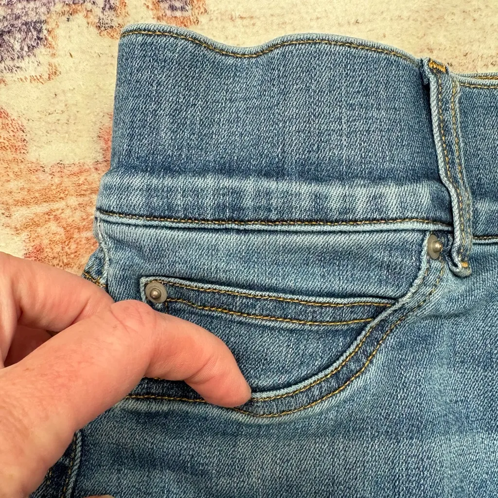 SPANX Seamed Front Wide Leg Jeans Vintage Indigo Women’s 1X‎ - Image 5