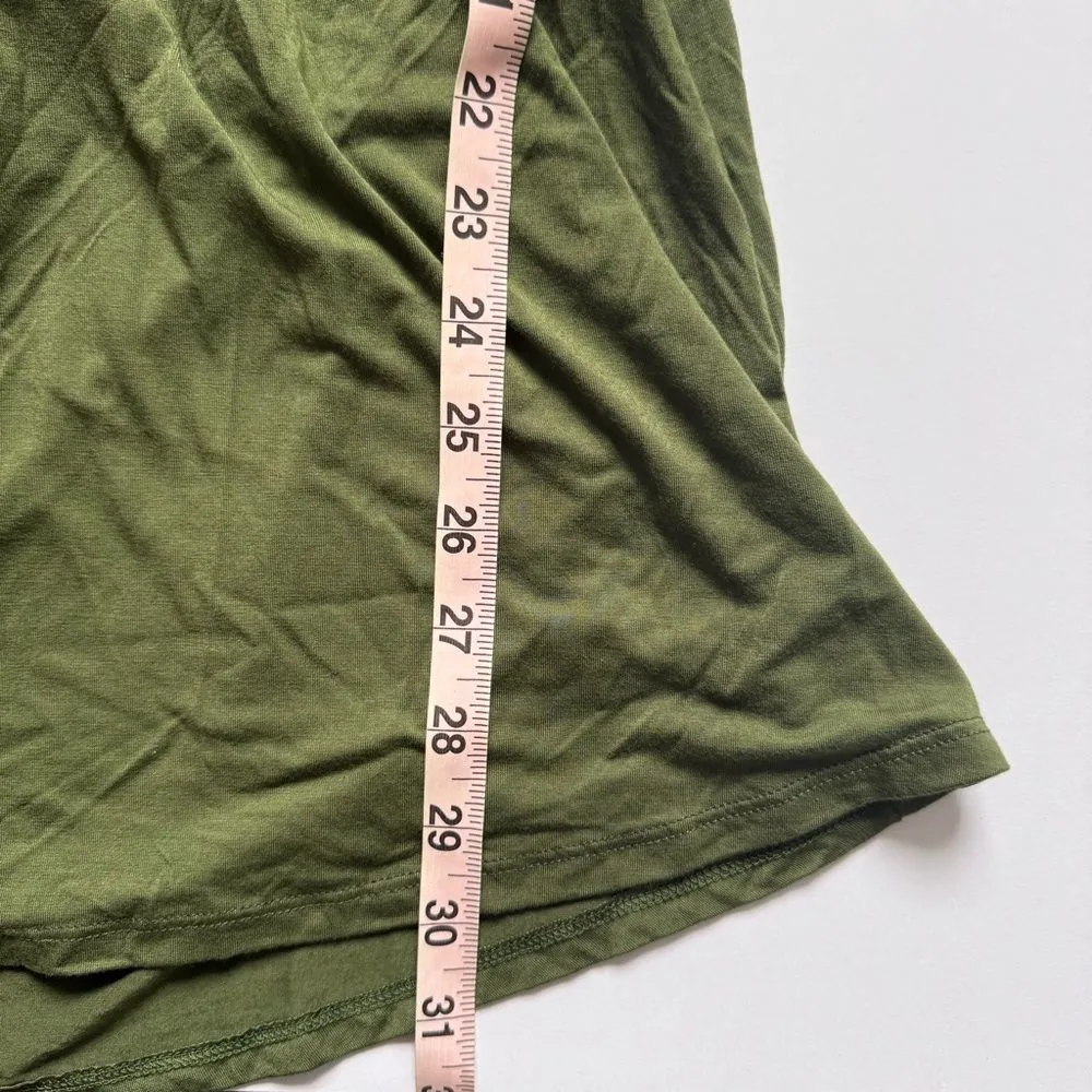 Michael Lauren Green V-neck Cinched Waist Dress Size Small NWOT - Image 5