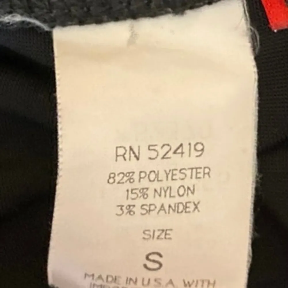 AK Anne Klein Black High Waisted Pull On Wide Leg Yoga Leggings Pants Size S - Image 5