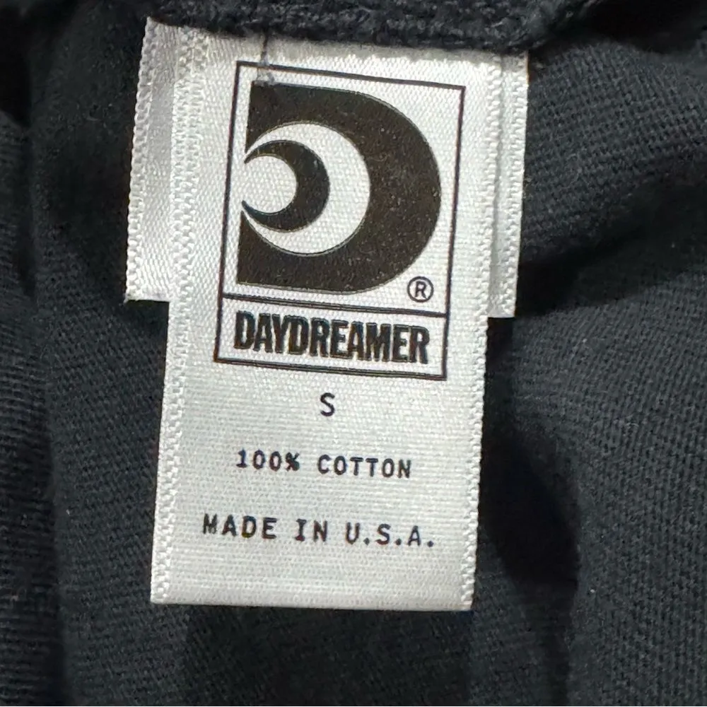 Daydreamer Red Hot Chili Peppers Black Graphic Crop Top Women’s Small - Image 4