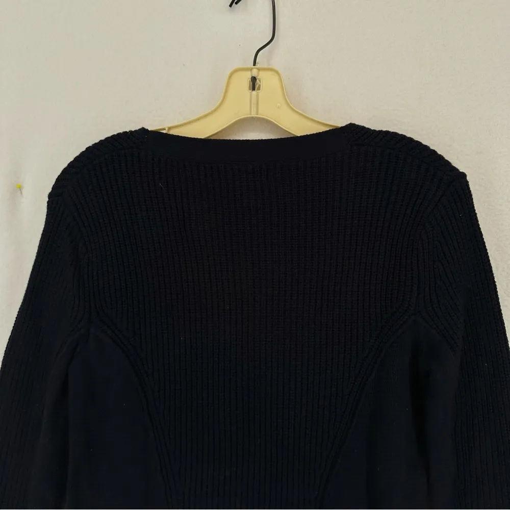 Banana Republic Scoop Neck Knit Basic Pullover Sweater Womens Small Blue - Image 7