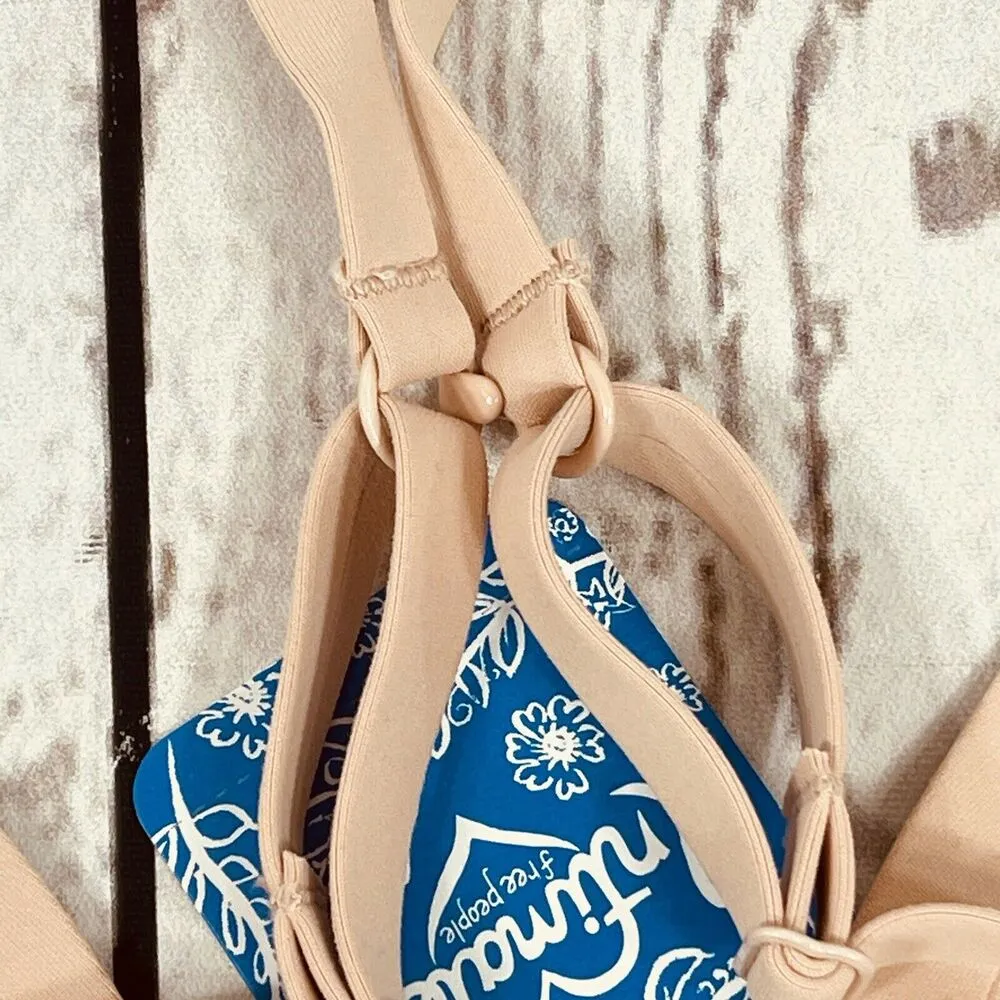 Free People Intimately Bra Oh Scuba Small Bralette Antique Shell Convertible - Image 6