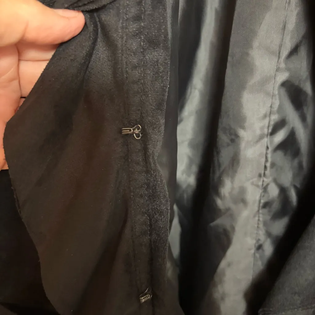 Rafael Woman Women's Blazer Jacket Ruffle Hook Closure Polyester Black Size 1X‎ - Image 8