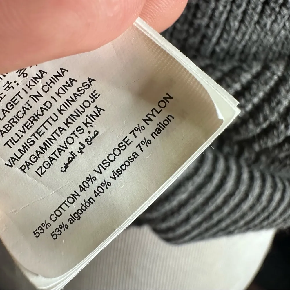 Grey knitted sweater with shoulder zipper Micheal Kors #knitwear - Image 8