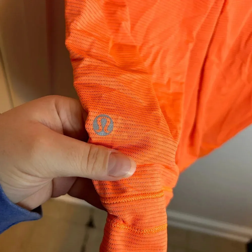 LULULEMON ORANGE RUN TA TA TOPPER TANK - Image 3