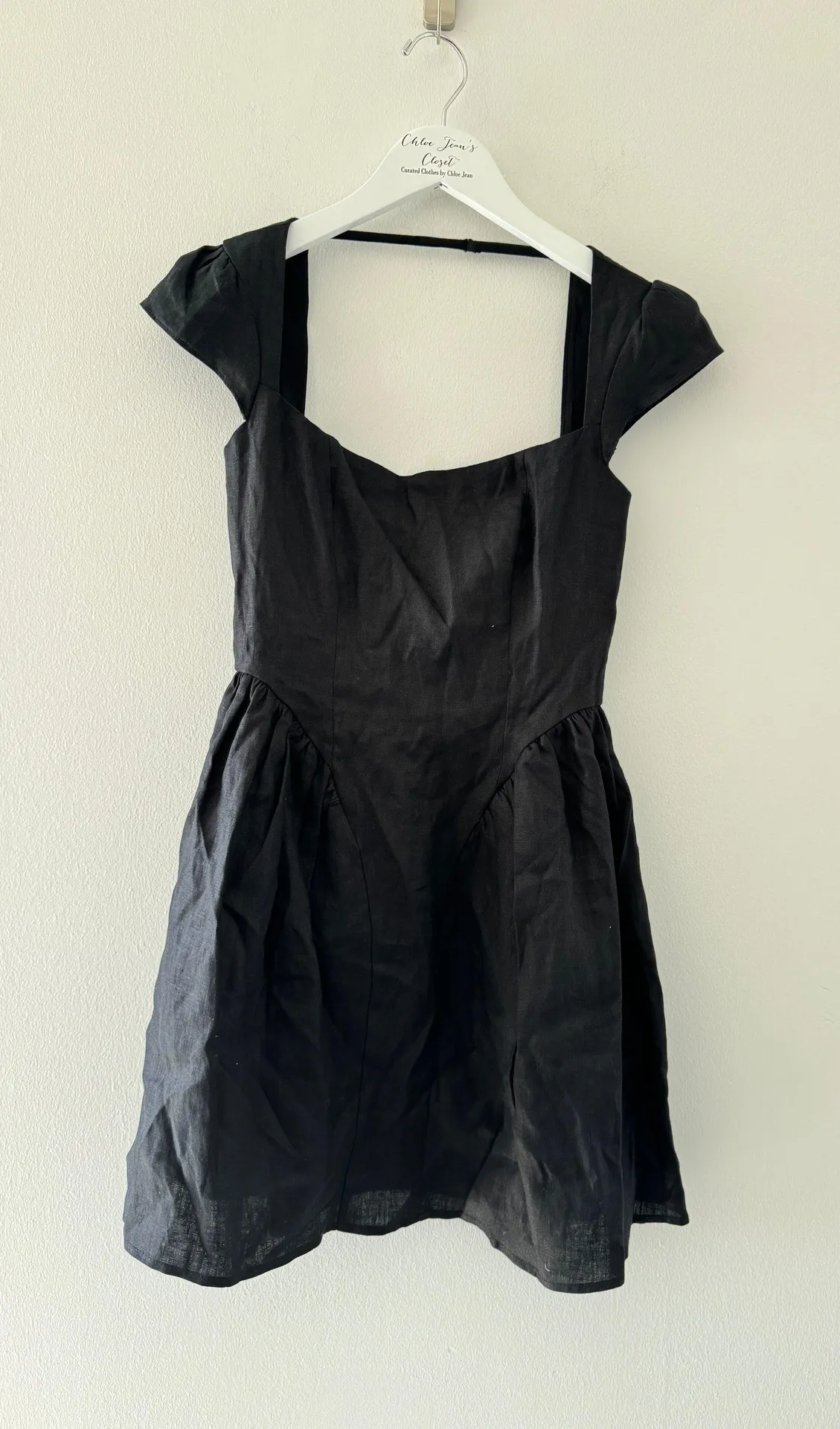 Oaklyn Black Mini Dress 0 - Image 4