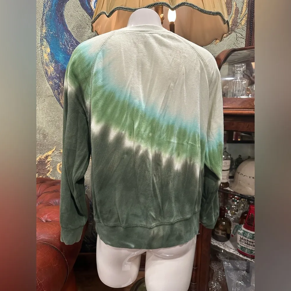 Old Navy tie dye Green and White Sweatshirt - Image 3