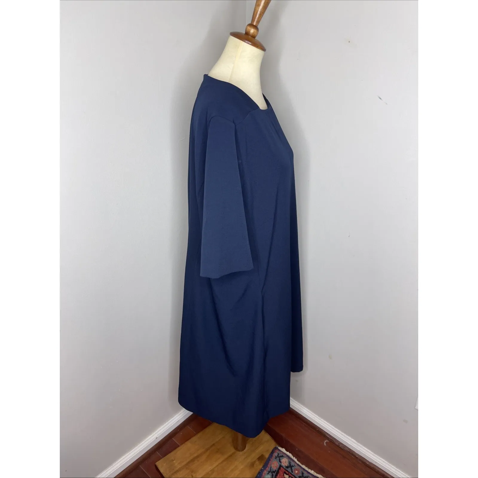 New‎ Plus MM Lafleur The Emily 2.0 Dress in WonderTex Galaxy Blue +3 3X - Image 5