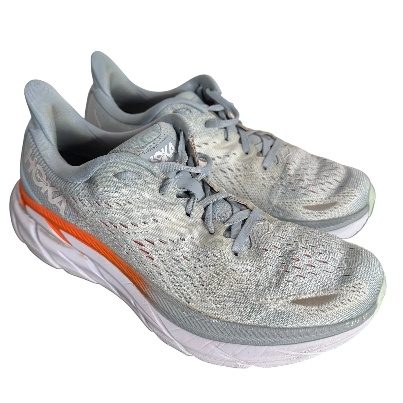 Hoka Clifton 8 Women Running Shoes‎ Blue Size 9.5B Athletic Sneakers NO INSOLES - Image 5