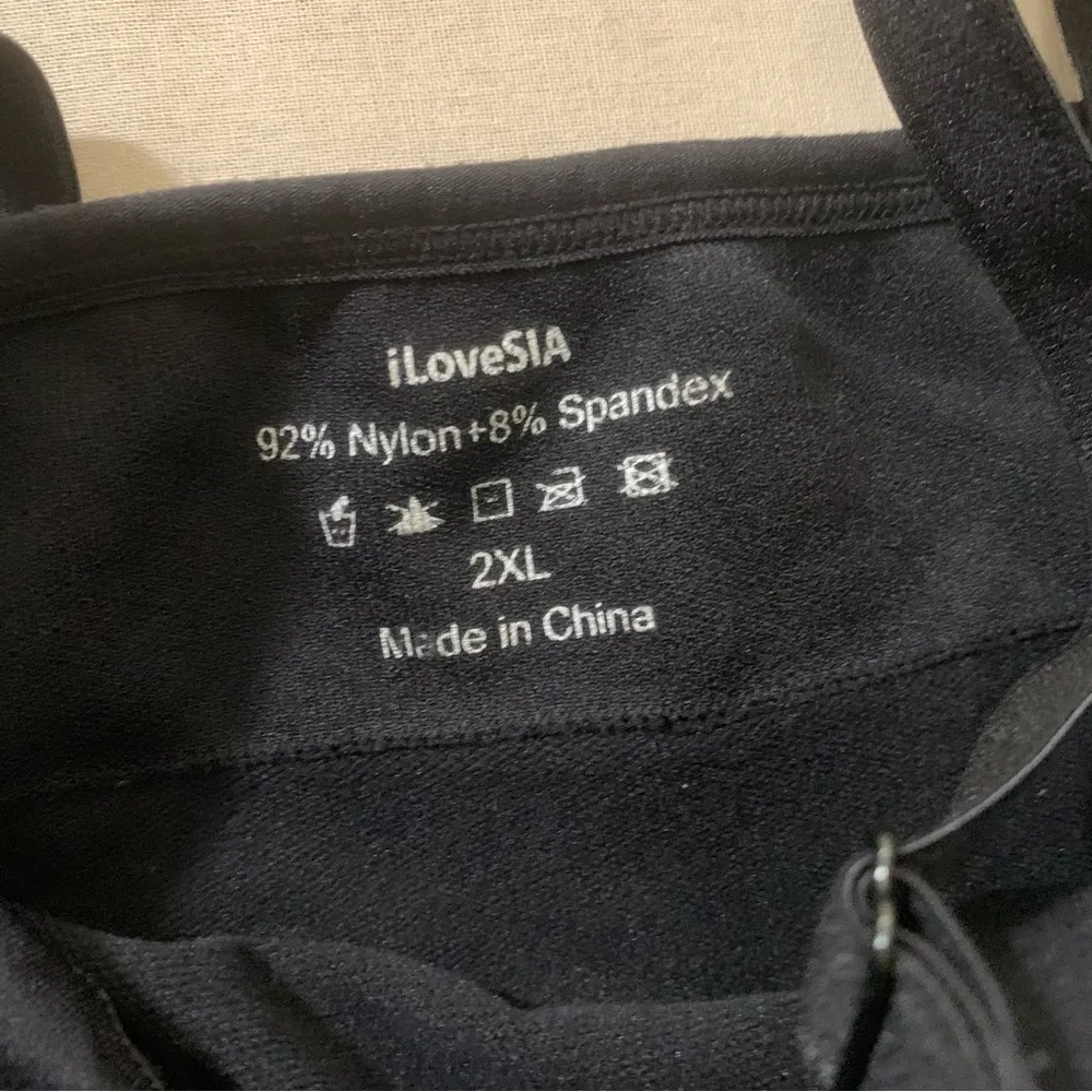 ilovesla 2x woman nursing bra spandex shirt down to above pubic area Black - Image 5