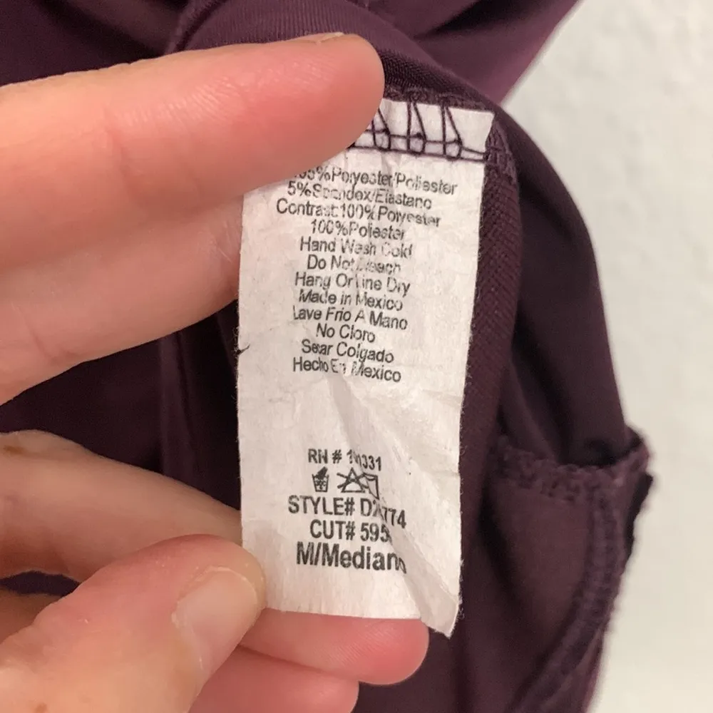 Charlotte Russe Plum Purple Fitted Asymmetrical Halter Mini Dress Size M - Image 8