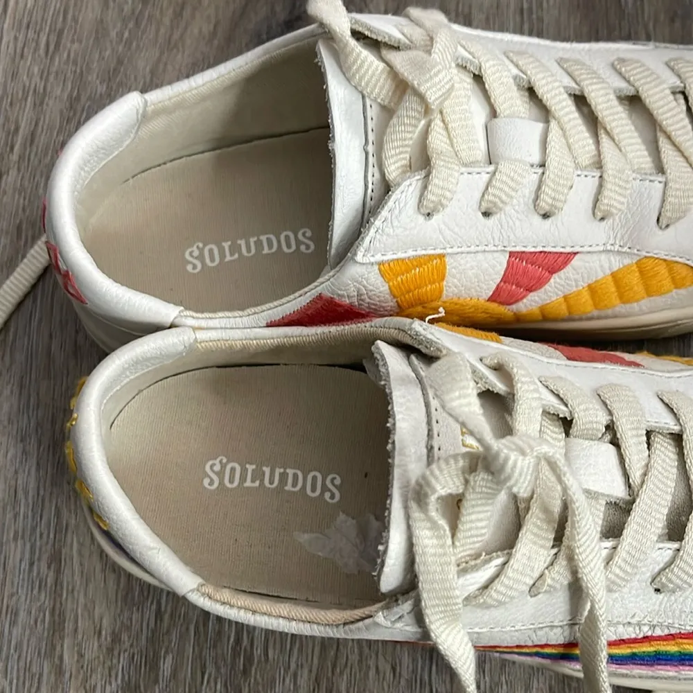 Soludos Rainbow Waves Sneakers Size 5 - Image 14