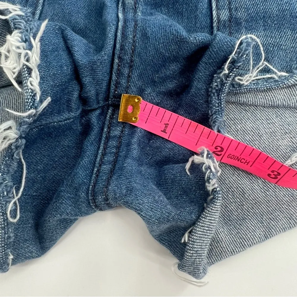 AMO Sailor Cutoff Denim Shorts first mate sz 28 Blue - Image 8