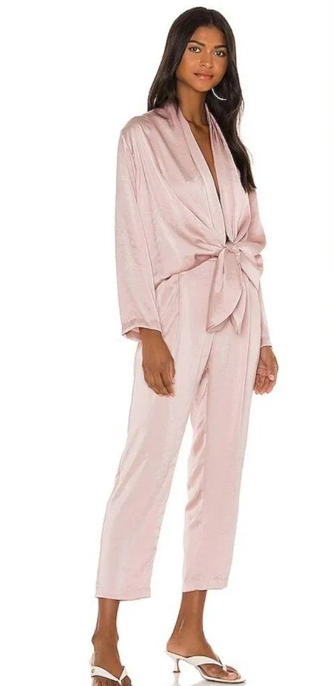 Revolve OverLover Satina Jumpsuit In Pink- Sold Out Online! - Image 2