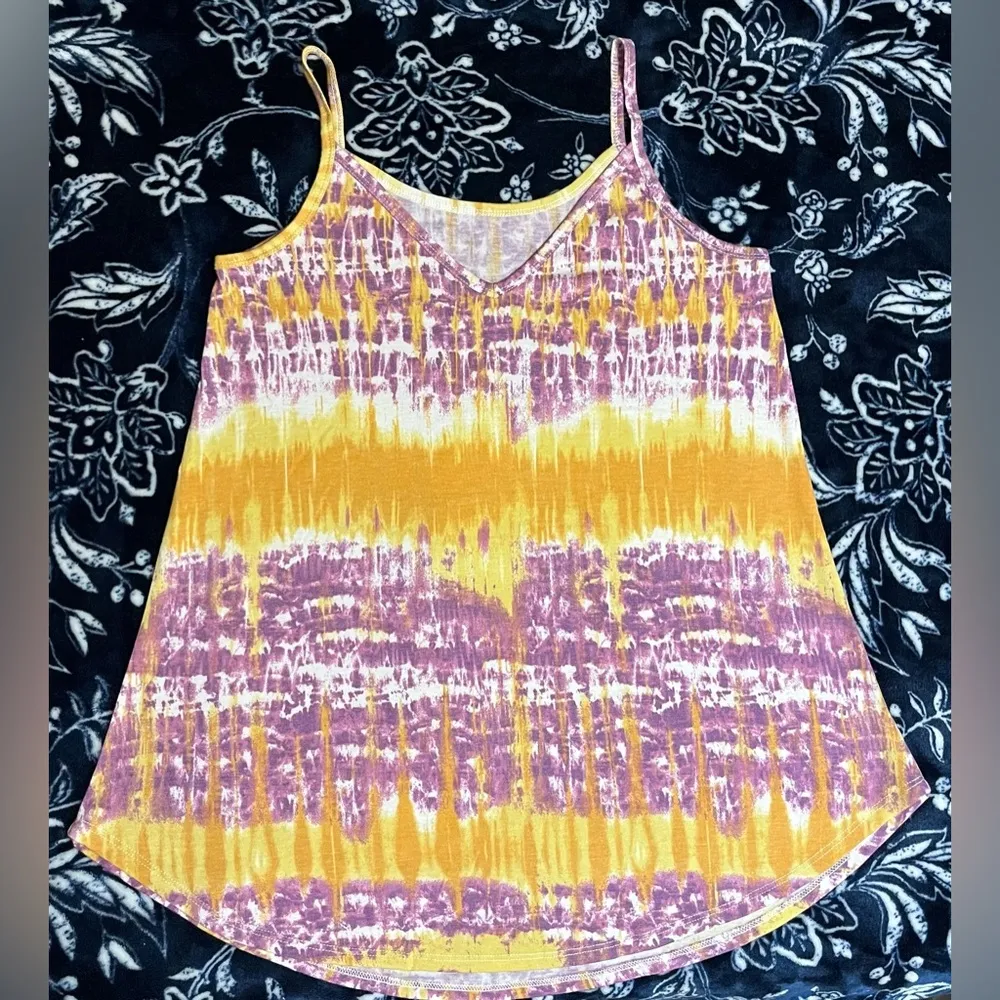 Zenana Print Front & Back Reversible Spaghetti Cami NWOT - Image 4