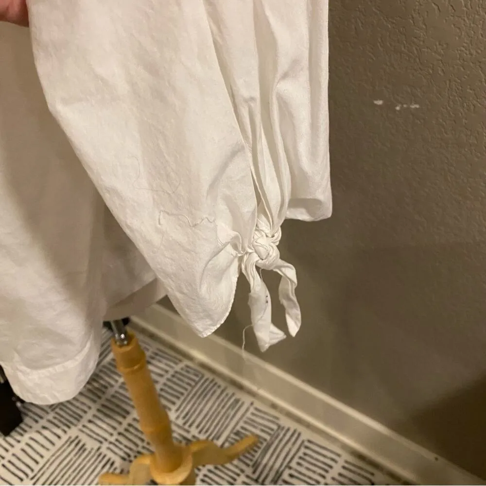 Free People Show Me Some Shoulder Top White Small - Image 4