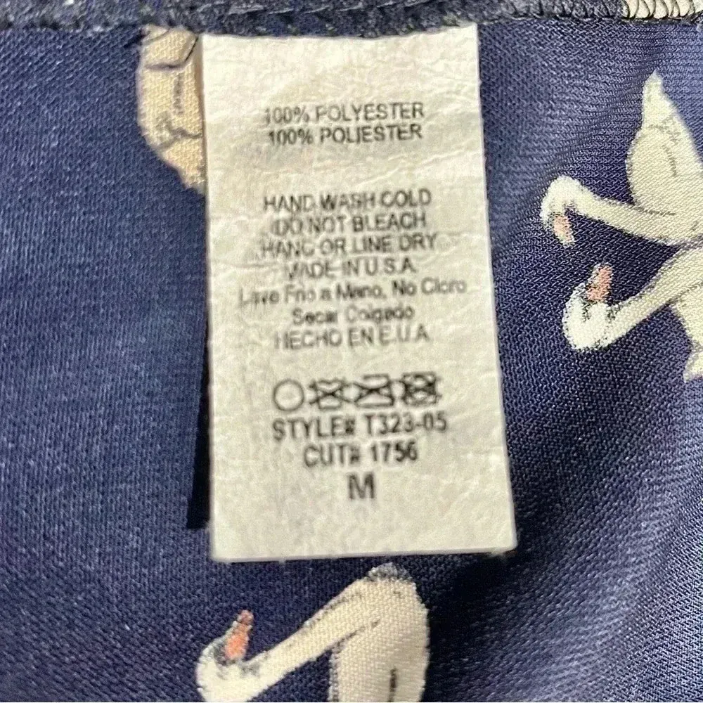 Jessy B. Swan‎ button up babydoll style blouse Blue Size M - Image 4