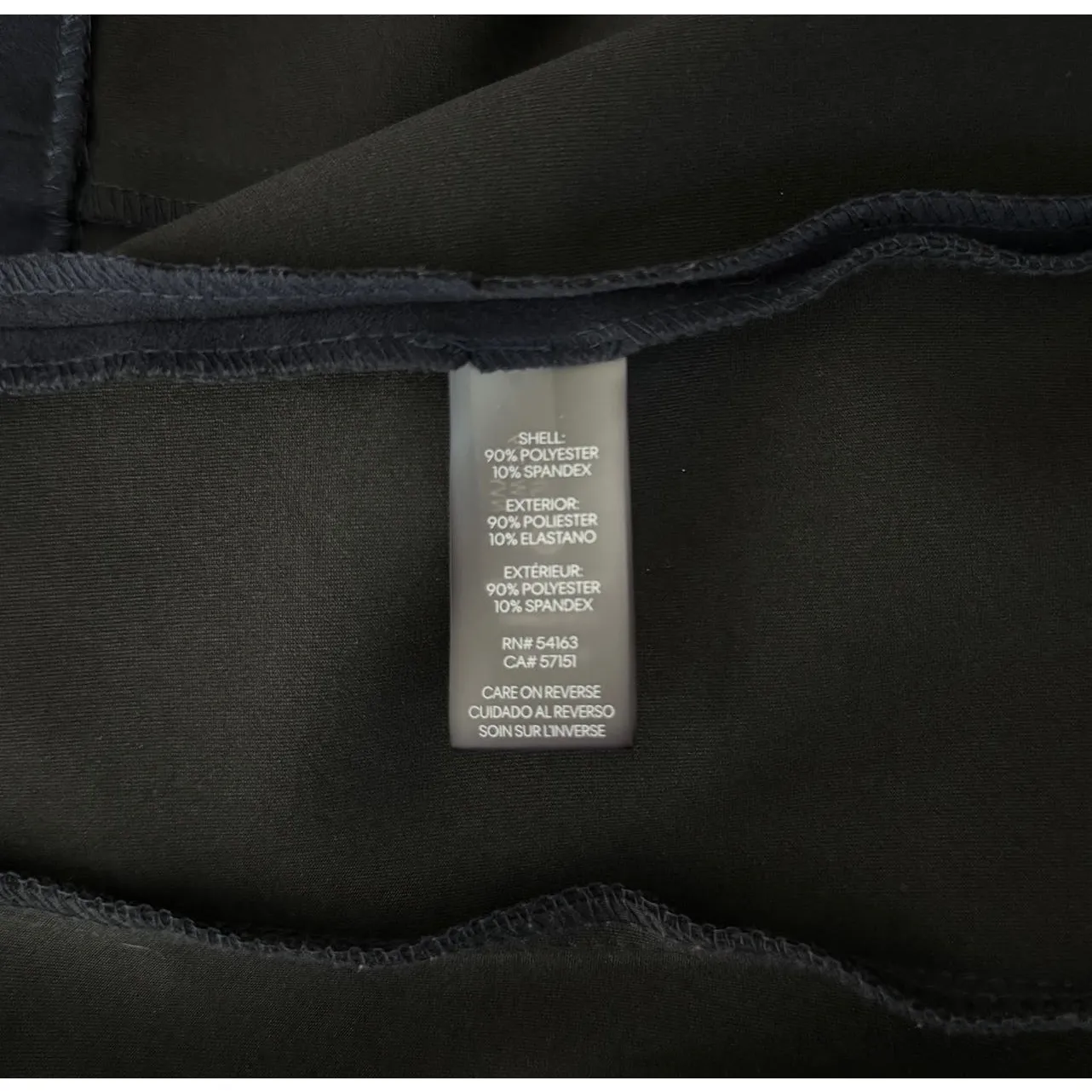 Calvin Klein Dress Womens 8 Blue Gold Tone‎ Zippers Sheath Career Party Office - Image 8