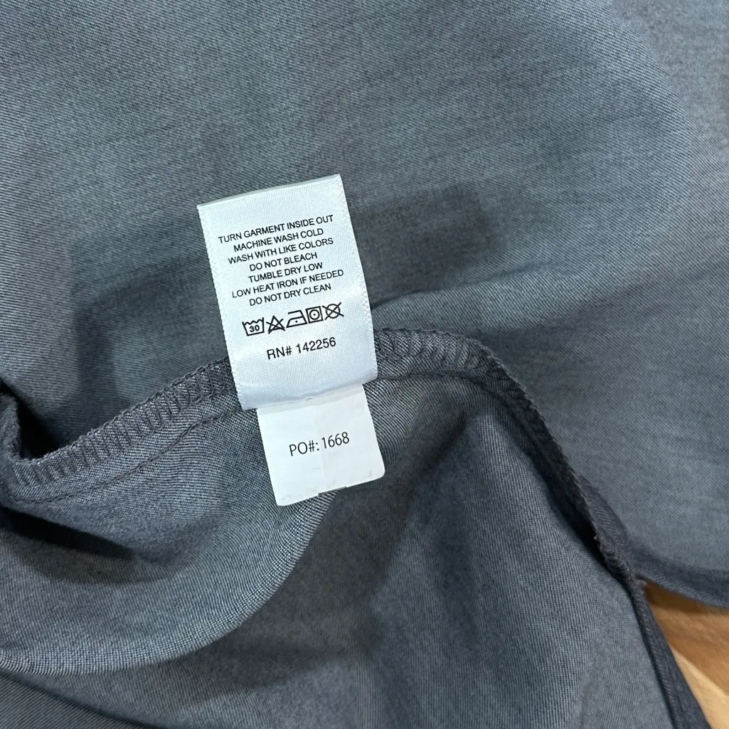 Figs Catarina One Pocket Scrub Top Graphite Gray size XL - Image 6