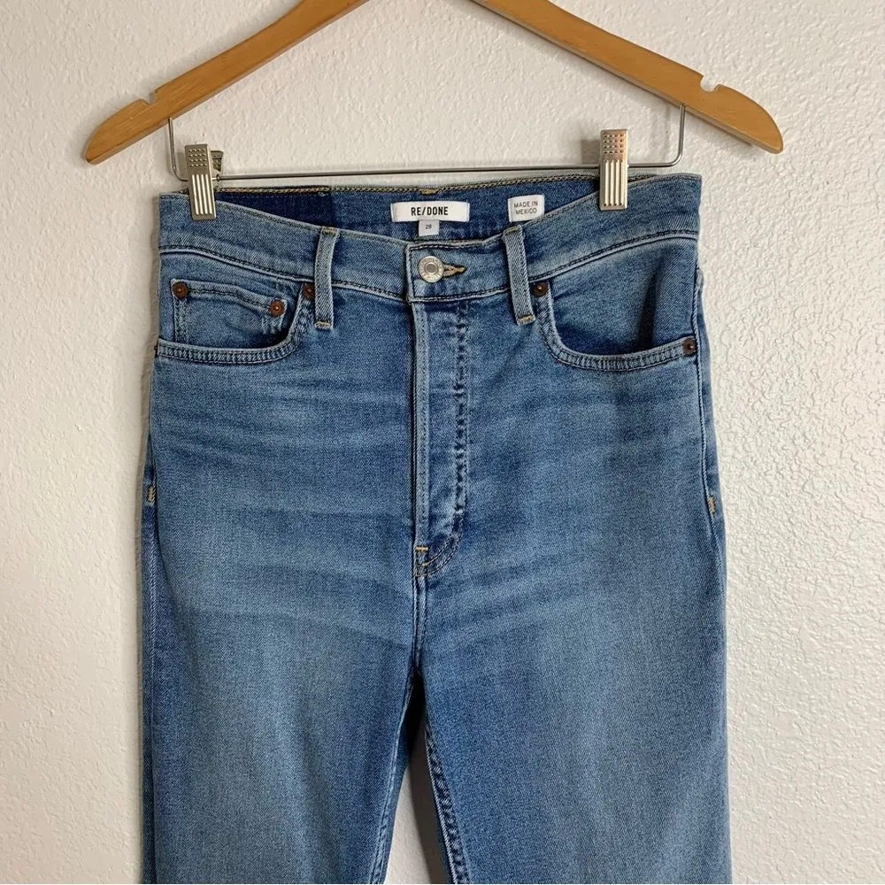 Re/Done High Waisted Button Fly Skinny Jeans‎ Size 28 - Image 2