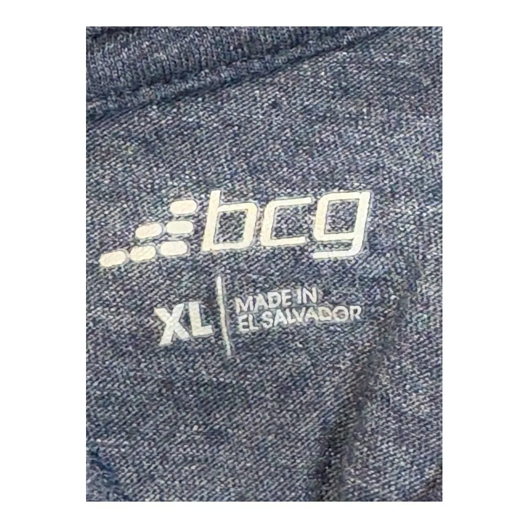 BCG American Flag Tank Top Patriotic Sleeveless Cutout Back Blue Women‎ Size XL - Image 5