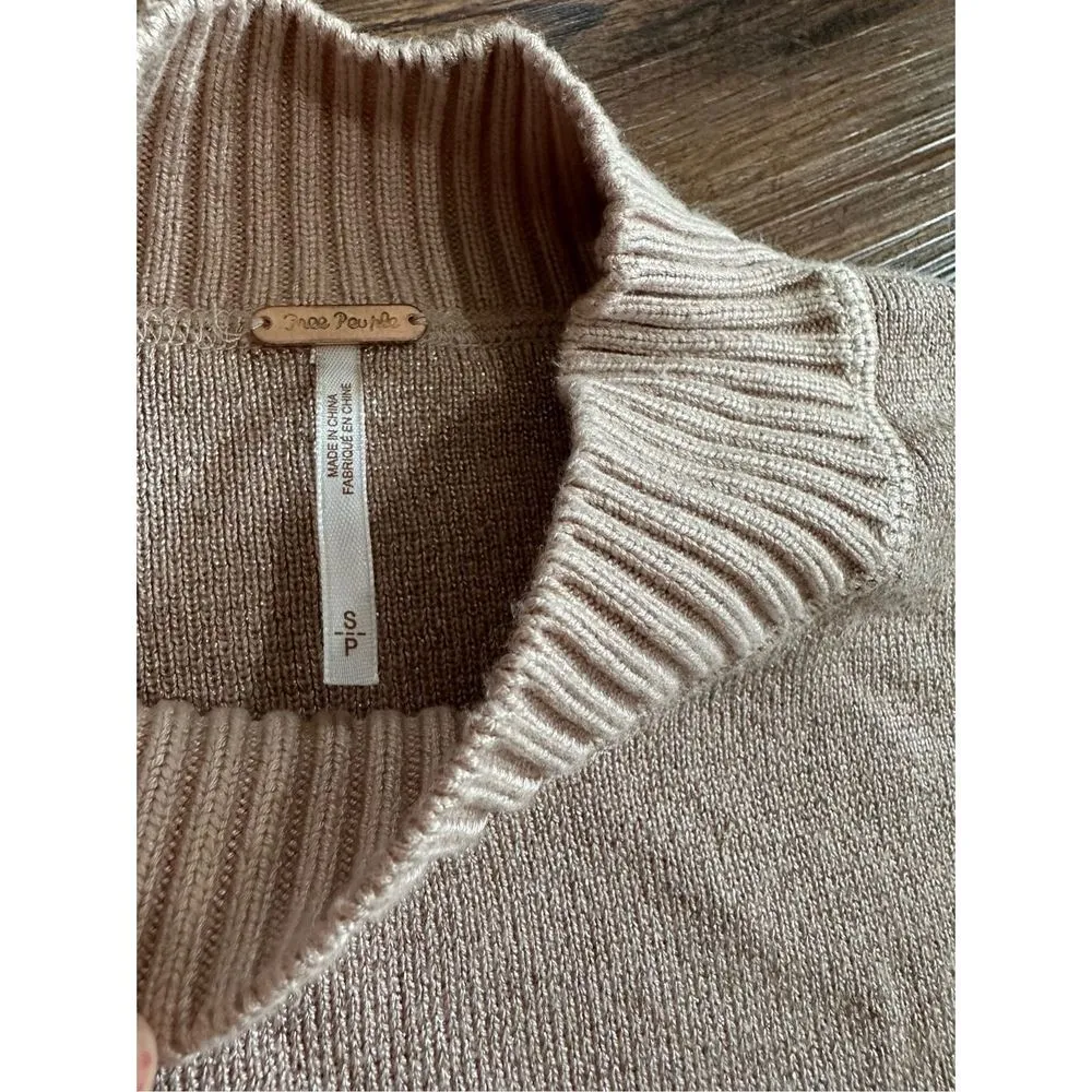 Free People Starry Night Cropped Sweater sz S - Image 6