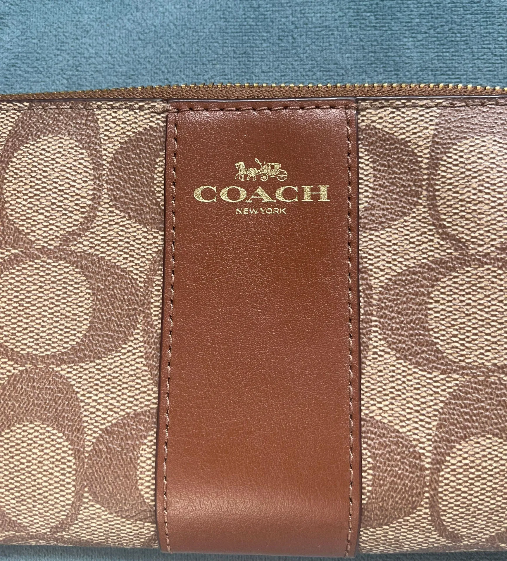 Hand Wallet Tan Leather - Image 2