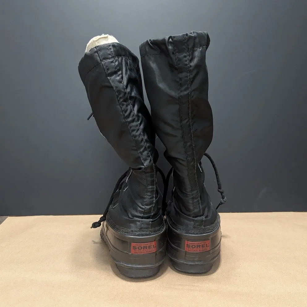 Sorel Snowlion Tall Waterproof Snow Boots Black Winter Lined Gorpcore Insulated - Image 4