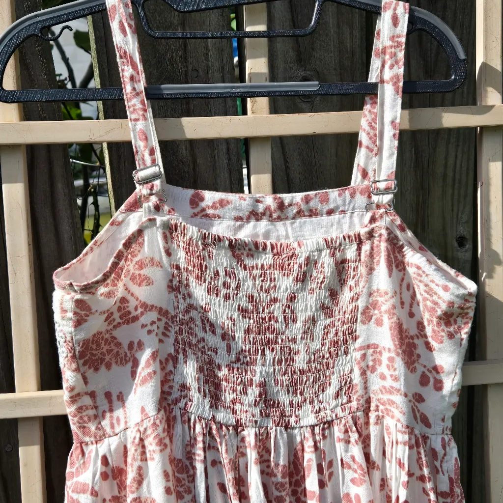 NEW Bombay Paisley Pink Print With Mirrored Accent On BODICE Dress XS Silver - Image 8