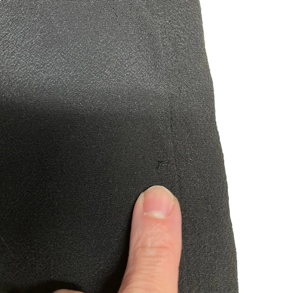 Madewell Black Split Neck Popover Sleeveless Blouse Size XXS Office Job Career - Image 7