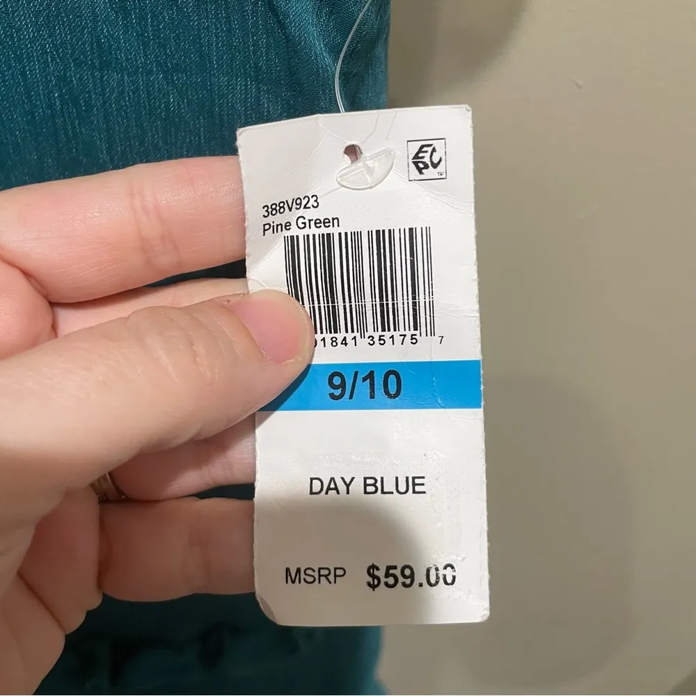 B Darlin  Ruffled Tiered Dress Day Blue Juniors Size 9/10 - Image 9