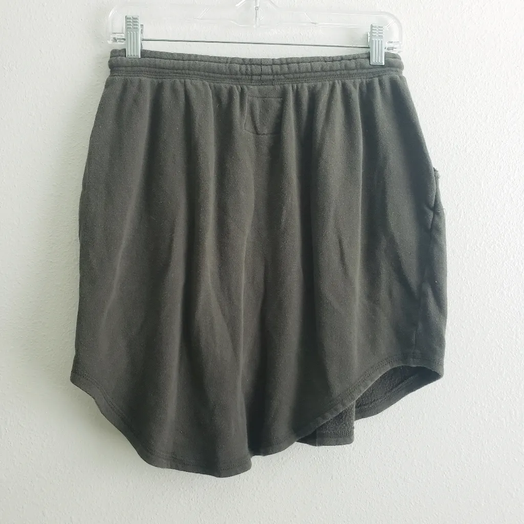 Chaser Elastic Fleece Olive Green Skirt - Image 5