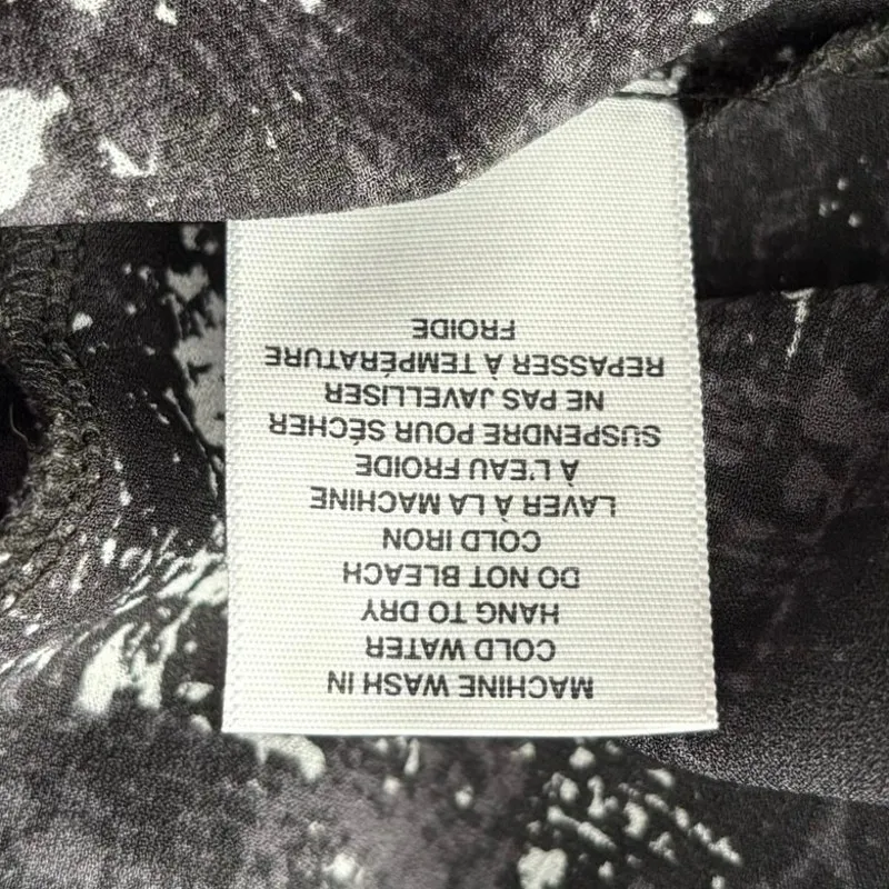 Sympli Size 10 Blouse Top Cowl Neck Layered Slinky Black Drapey Open Back - Image 7