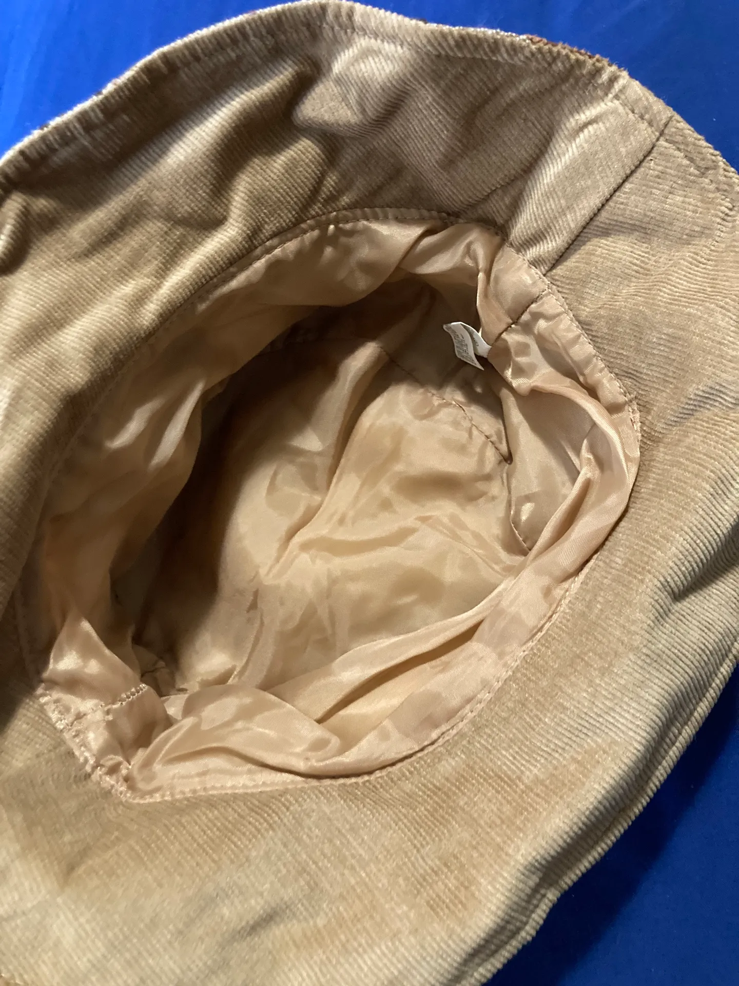 Tan Patchwork Vintage Bucket Hat - Image 5