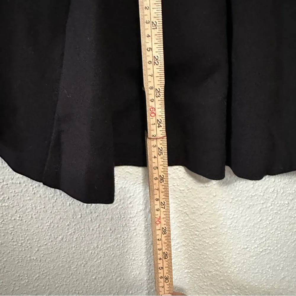 Joseph Ribkoff Black Pea Coat with Structured Silhouette - Image 5