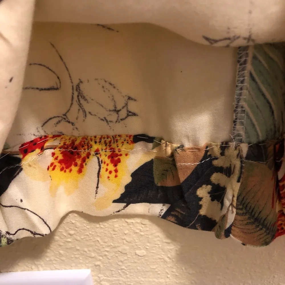 Hawaiian Print maxi skirt flower spring M - Image 5