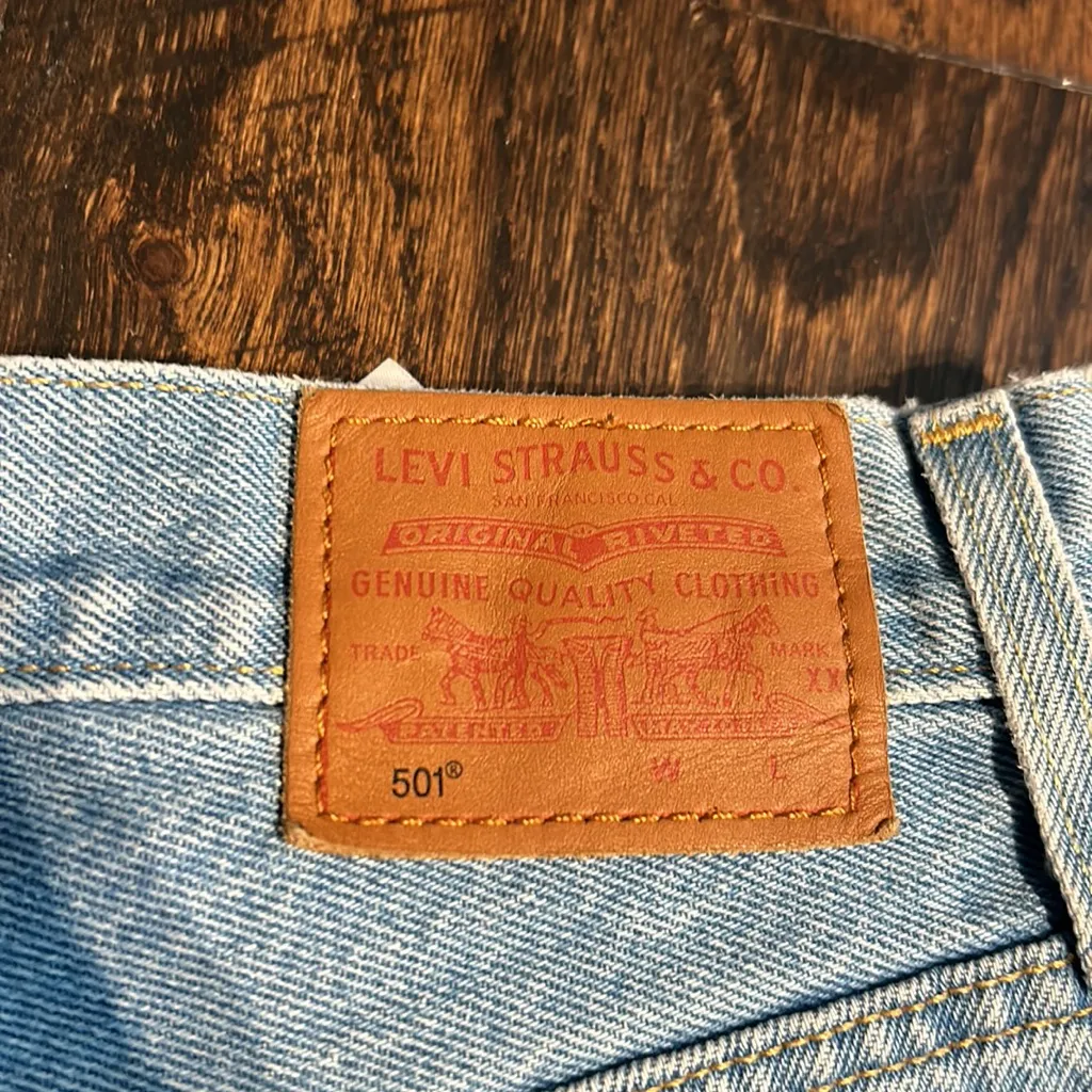 Levi's Levi’s Button Fly Denim Cutoff‎ Shorts - Image 7