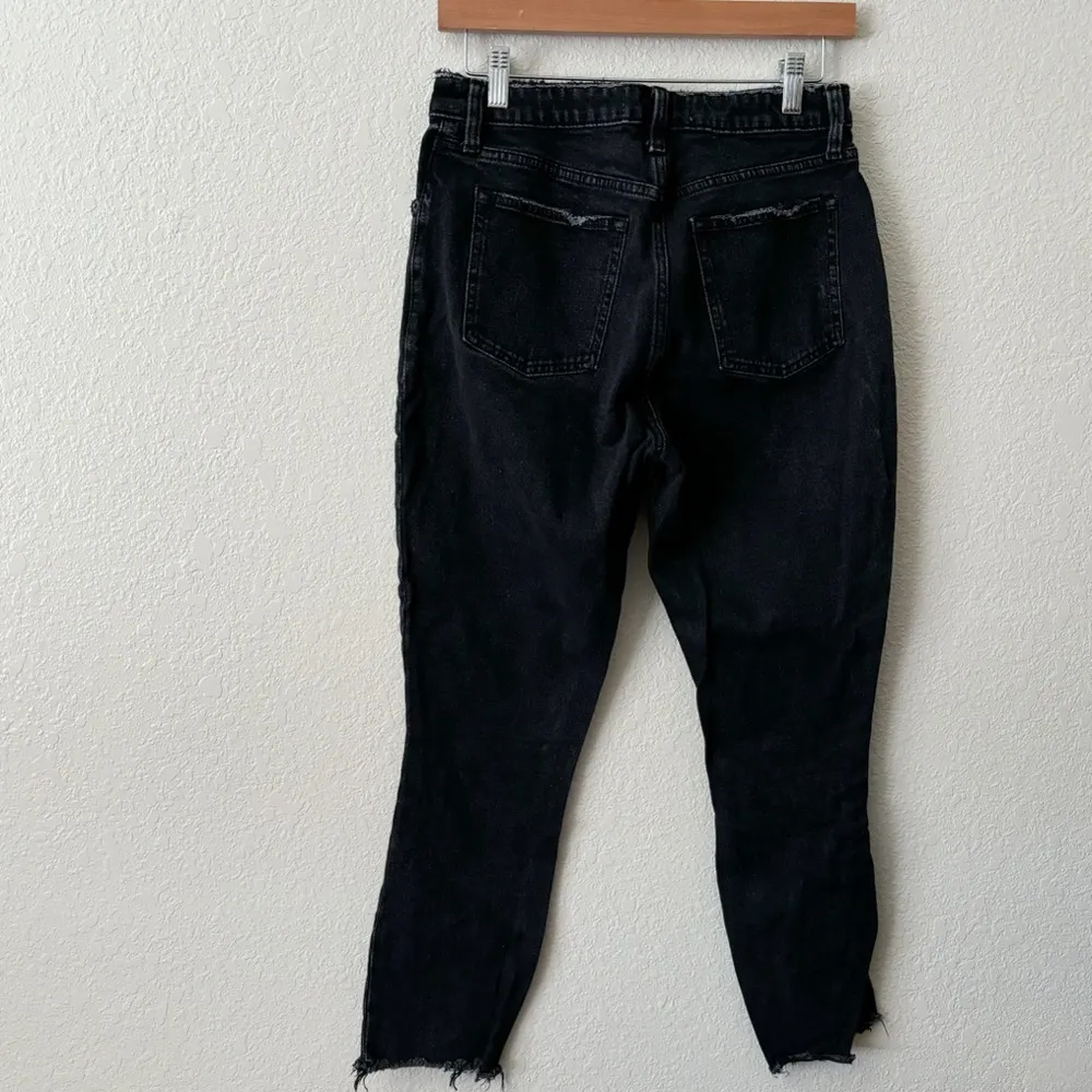 Abercrombie & Fitch Curve Love The Skinny High Rise Black Jeans - Image 6
