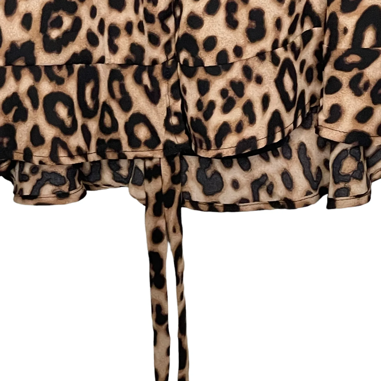 Francesca's Mi Ami Womens Slip Dress Size XXS Brown Leopard Cheetah‎ Print New - Image 5