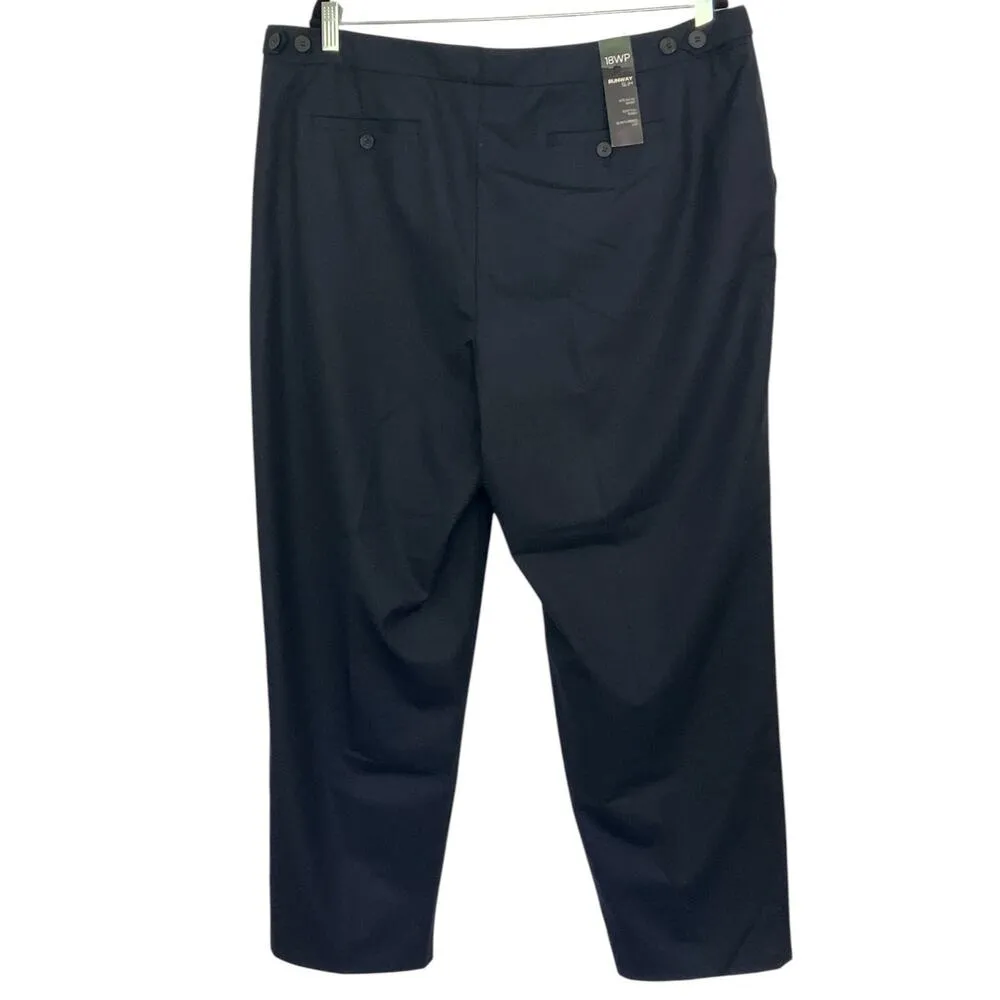 Jones New York Runway Slim Dress Pants Black 18WP - Image 4