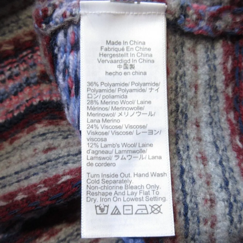 NWT J.Crew Fair Isle Lady Jacket in Hthr Medium Grey Multi Boiled Wool Blend M - Image 5