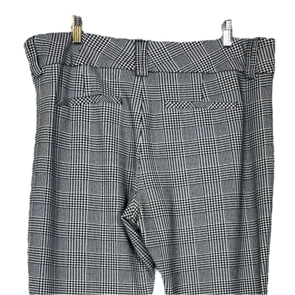 Torrid Pants Ponte Knit Stretch Mid Rise Bootcut Black Plaid Women Plus Size 18 - Image 7