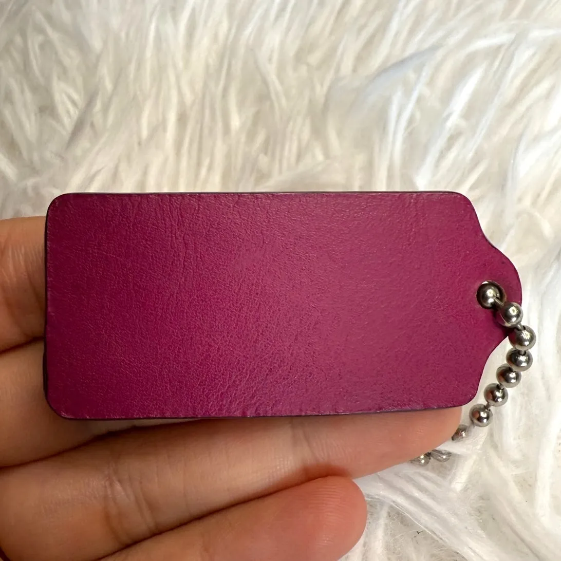 2” COACH Legacy Fob Bag Charm Hang tag Hangtag - Image 2