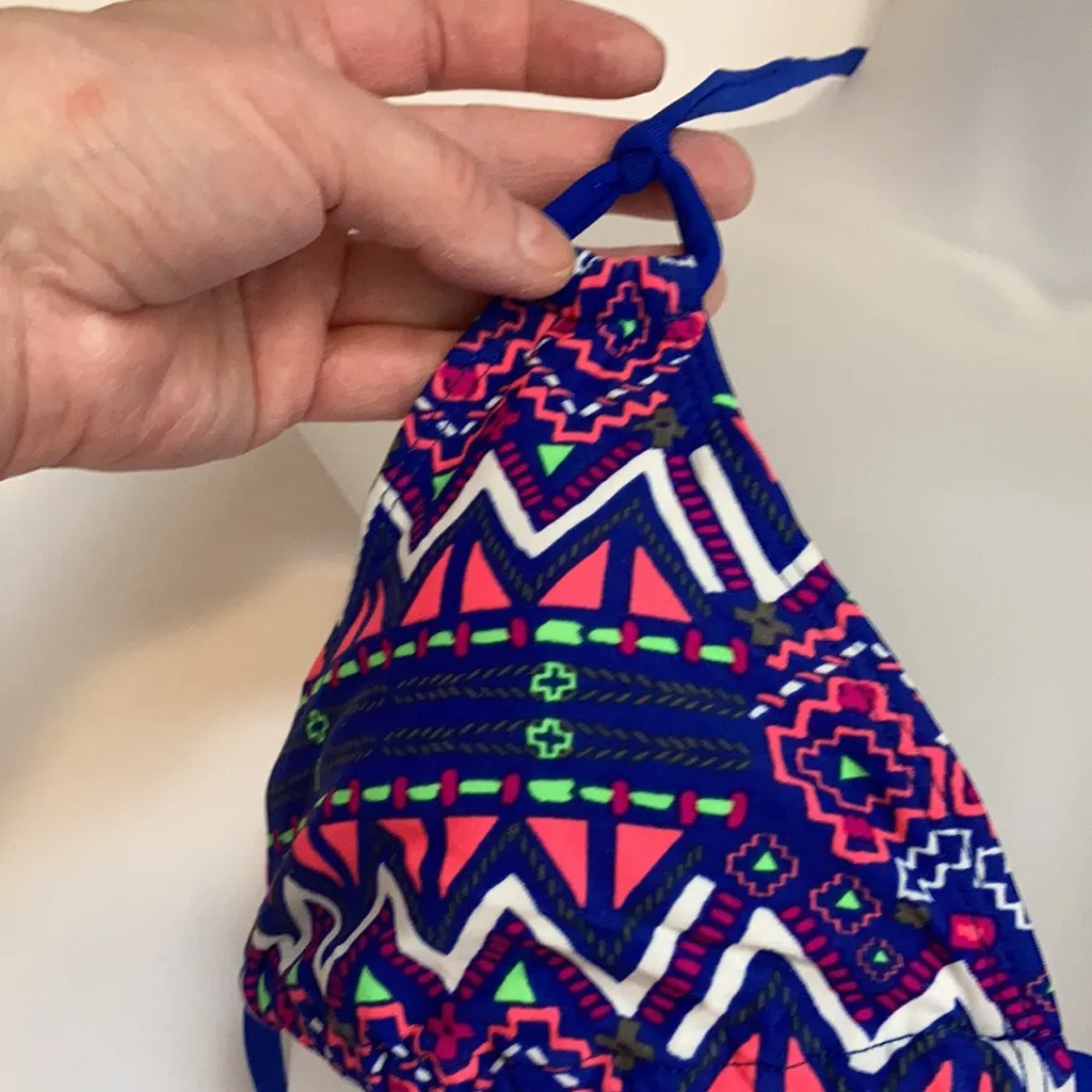 🌞NWT California waves triangle top w/ bottoms A-71 - Image 2