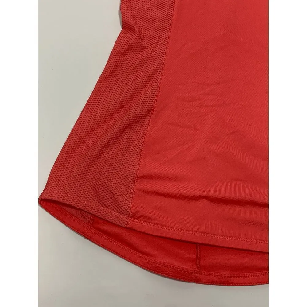 Calia Women's Mesh Criss Cross Back Workout Yoga Active Tank Top Orange Small - Image 6