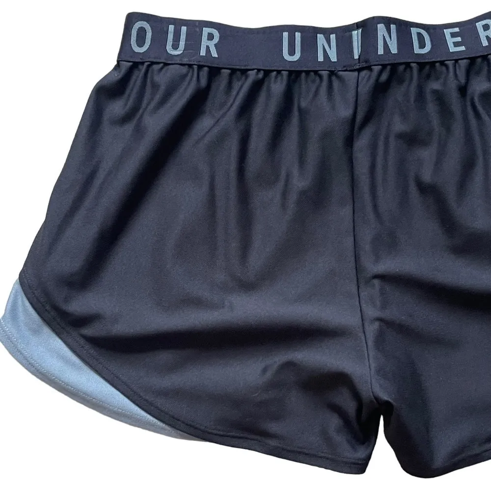 Under Armour Women’s Play Up 3.0 Training Shorts Size M Heat Gear Loose Black - Image 7