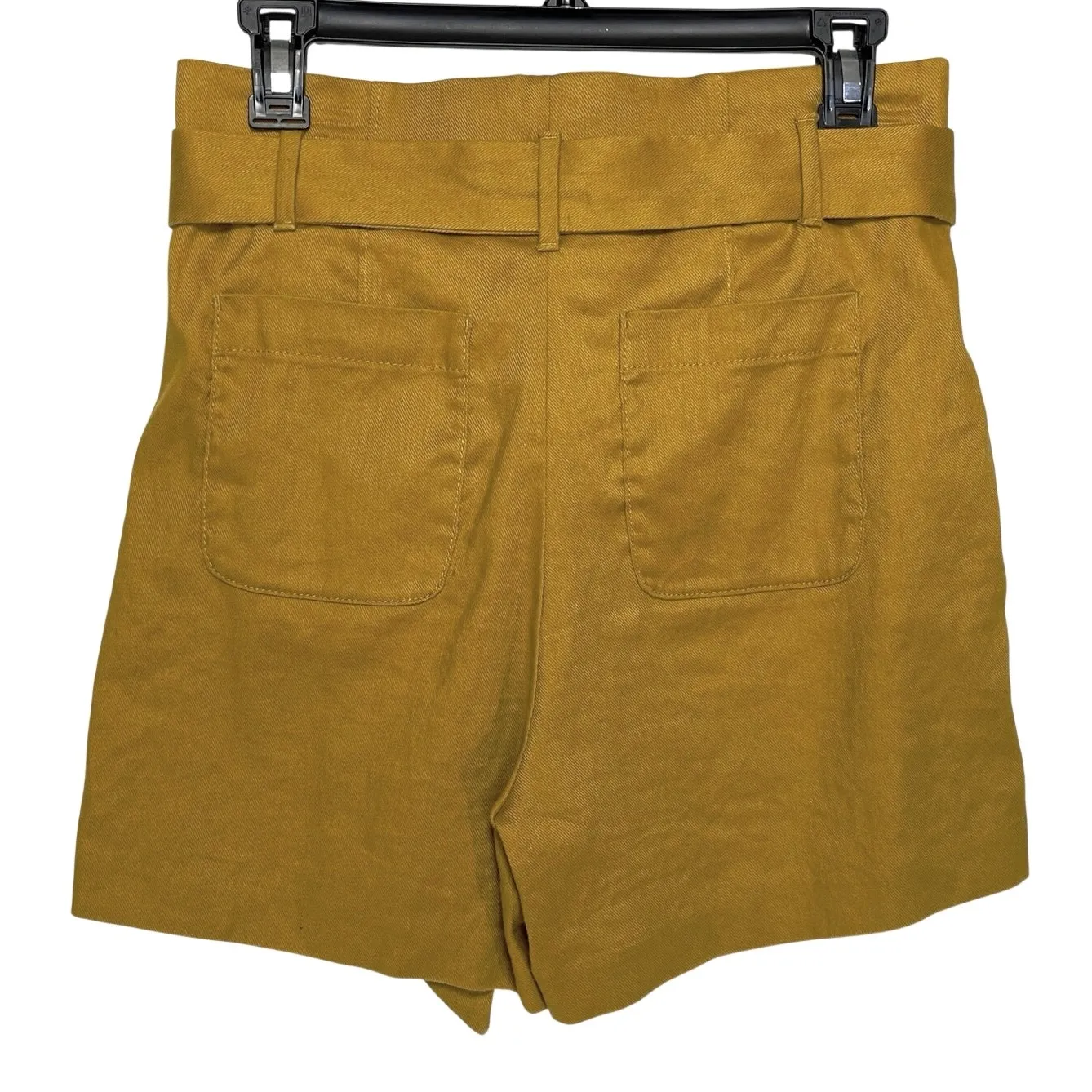 BANANA REPUBLIC Women’s Linen Blend High Waisted Belted Short size 6 - Image 5