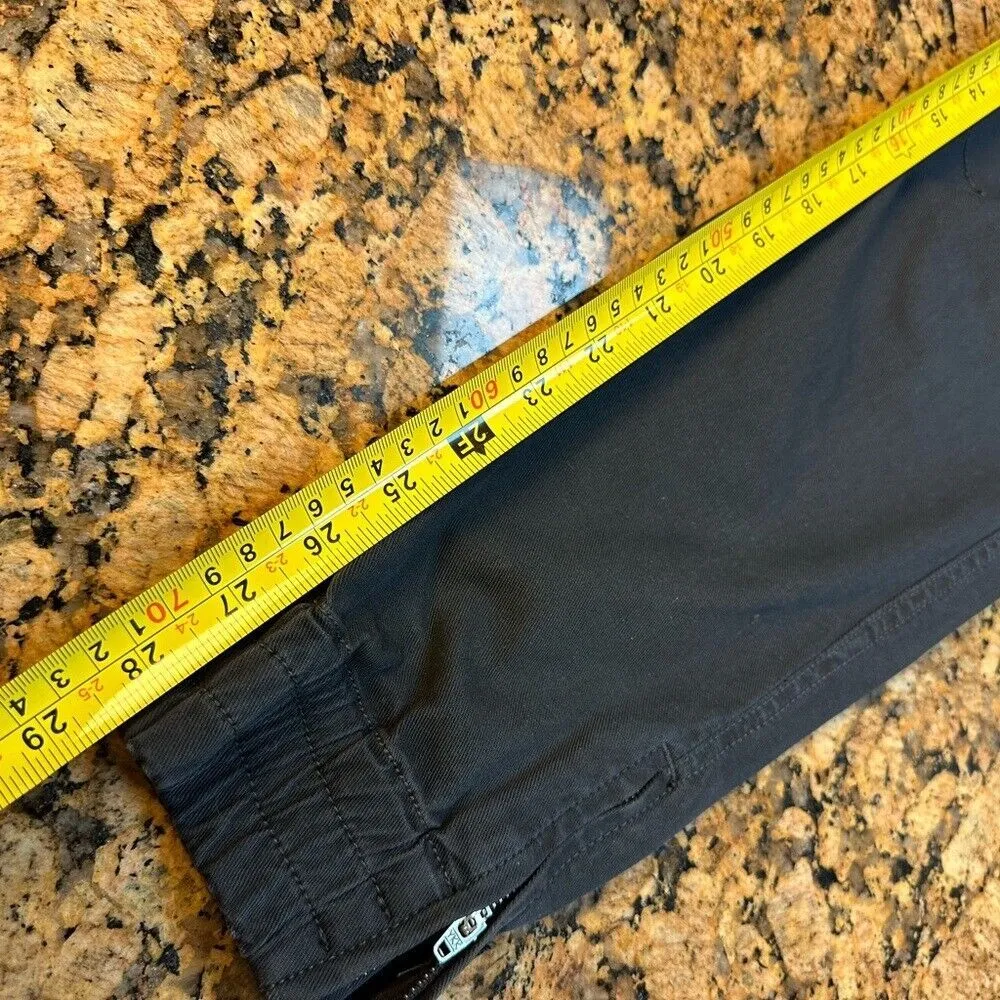 SPANX Stretch Twill Cargo Jogger‎ Washed Black- Women's Size Small - Image 9