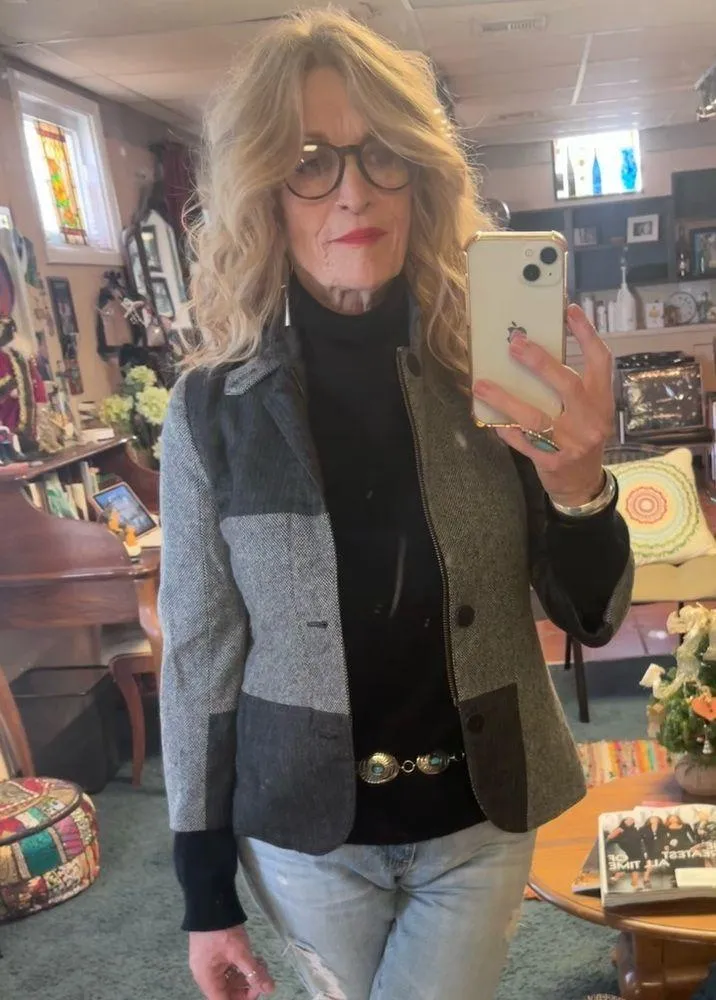 Dolce Gabbana Junior blazer, D&G wool jacket, Dolce and Gabbana patchwork - Image 2