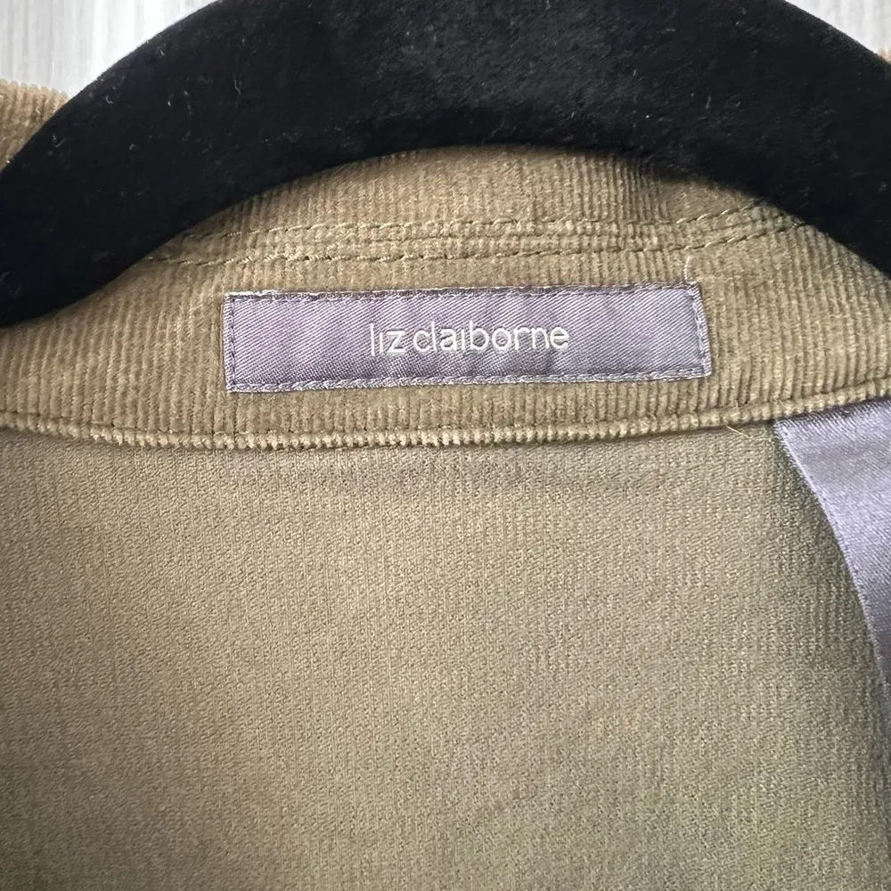 Vintage Liz Claiborne Stretch Corduroy Blazer - Image 3